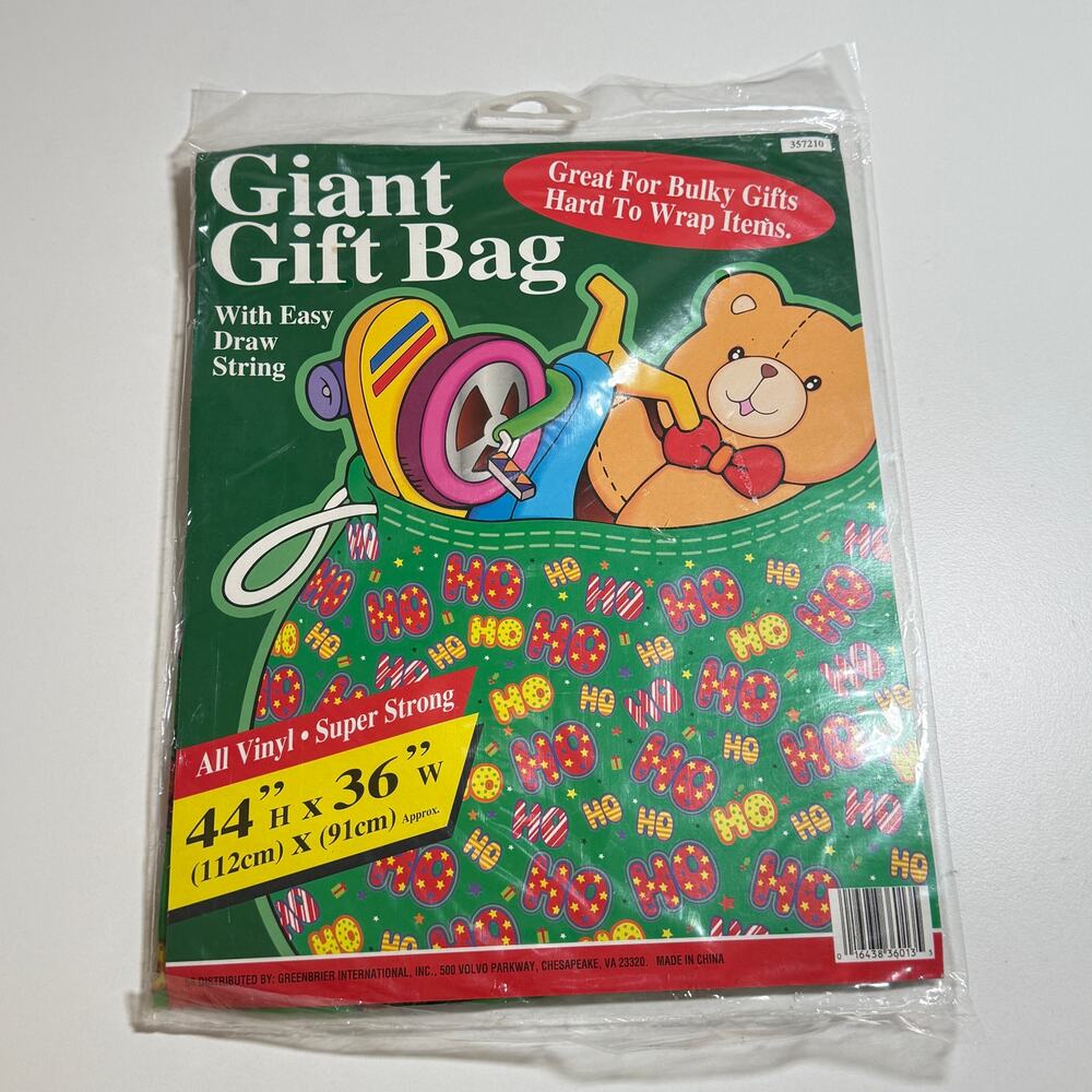 Giant Gift Bags 36 x 44 Christmas Holiday Extra Large Oversize Cellophane‎ Bag